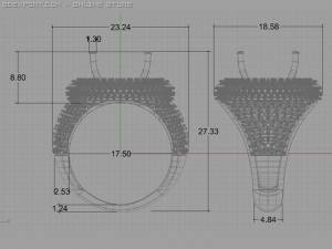 engagement ring 3D Модель