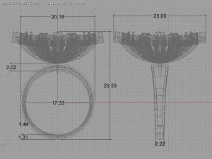 engagement ring 3D मॉडल