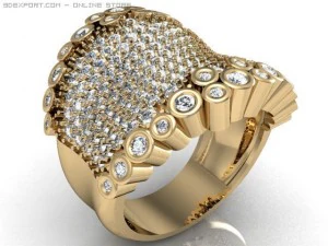 engagement ring 3D Model