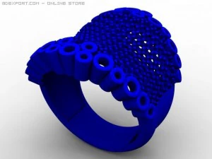 engagement ring 3D Model