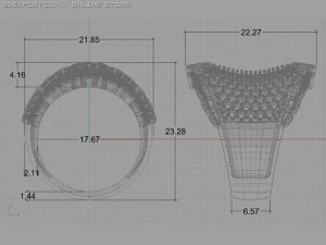 engagement ring 3D Model