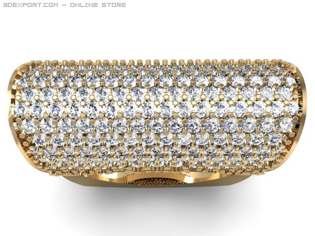 engagement ring 3D Model .c4d .max .obj .3ds .fbx .stl .blend 