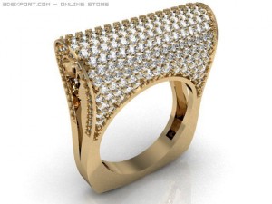 engagement ring 3D Model