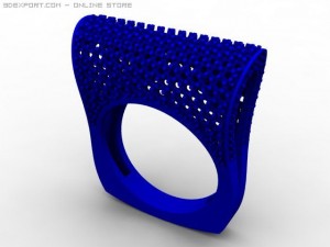 engagement ring 3D Model