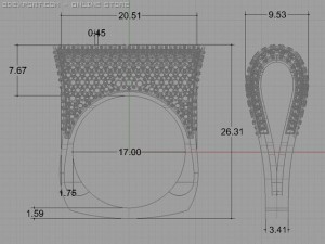 engagement ring 3D Model