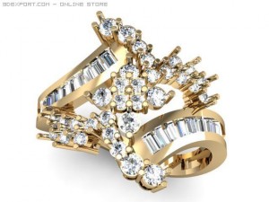 engagement ring 3D Model
