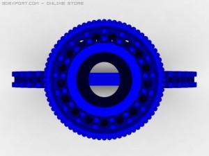 engagement ring Model 3D