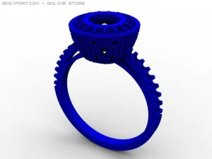 engagement ring 3D Model
