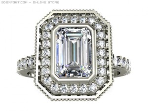 engagement ring Modelo 3D