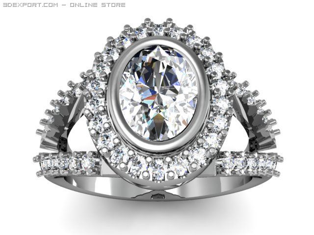 engagement ring Modello 3D .c4d .max .obj .3ds .fbx .stl .blend 
