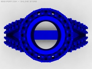 engagement ring 3D-Modell