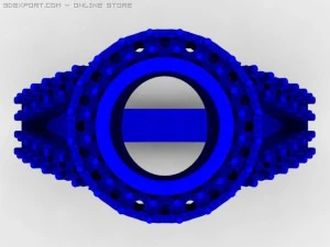 engagement ring 3D Model