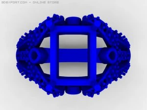 Verlobungsring 3D Modell