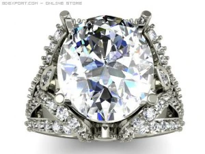 Verlobungsring 3D Modell