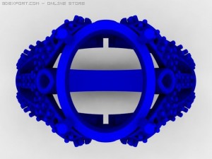 engagement ring Model 3D