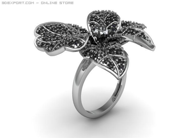 engagement ring Model 3D .c4d .max .obj .3ds .fbx .stl .blend 