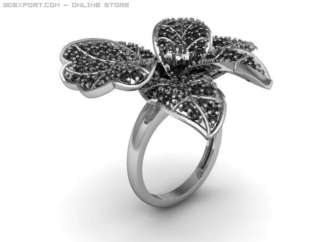 engagement ring 3D Model .c4d .max .obj .3ds .fbx .stl .blend