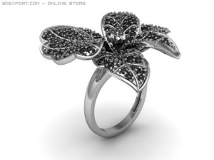 engagement ring Modelo 3D