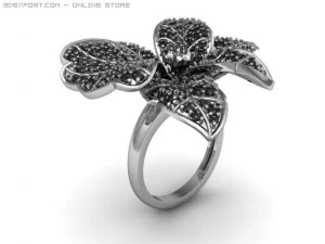 cincin pertunangan Model 3D