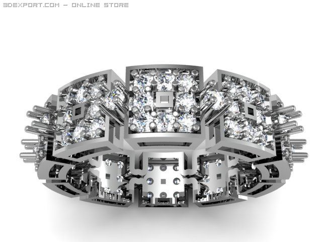 eternity band Model 3D .c4d .max .obj .3ds .fbx .stl .blend 