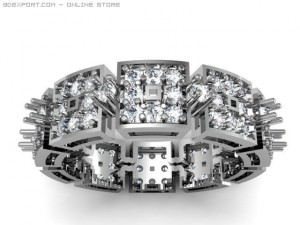 eternity band Modelo 3D