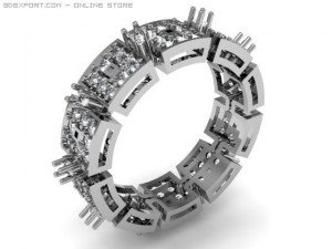 eternity band Model 3D