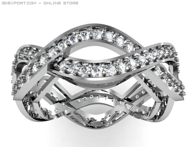 eternity band 3D Model .c4d .max .obj .3ds .fbx .stl .blend