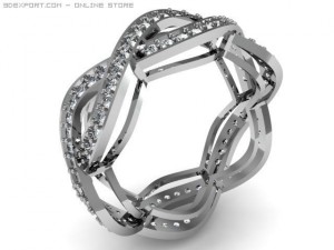 eternity band 3D Modell