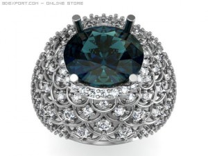 engagement ring Modelo 3D