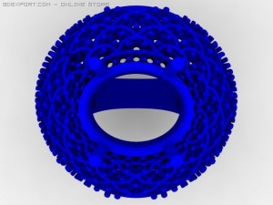 engagement ring 3D 模型