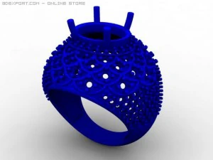 engagement ring 3D Model