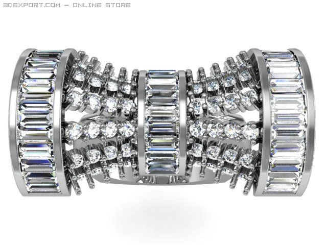 engagement ring 3D Model .c4d .max .obj .3ds .fbx .stl .blend