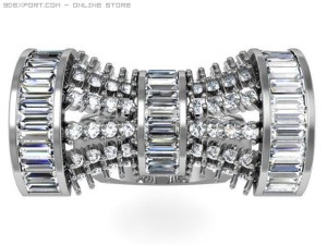 engagement ring Modelo 3D