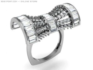 engagement ring 3D Model