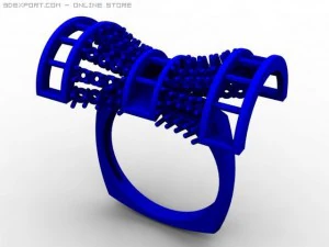 engagement ring 3D Model