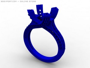 engagement ring 3D 모델
