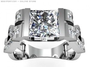 engagement ring Modelo 3D