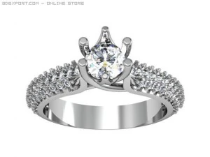 Verlobungsring 3D Modell