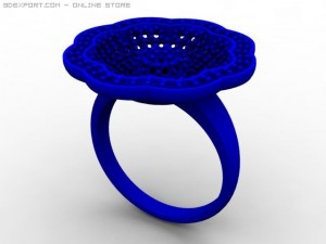engagement ring 3D मॉडल