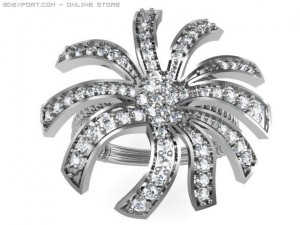 engagement ring Modelo 3D