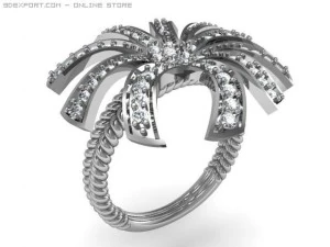 engagement ring 3D Model