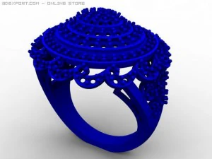 anello di fidanzamento Modello 3D