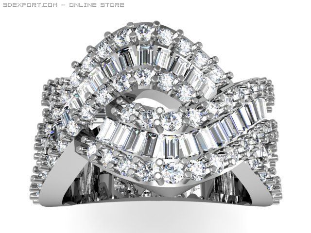 engagement ring 3D मॉडल .c4d .max .obj .3ds .fbx .stl .blend 