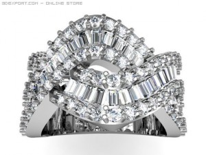 engagement ring Modelo 3D