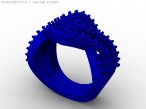 engagement ring 3D मॉडल