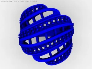 обручальное кольцо 3D Модель