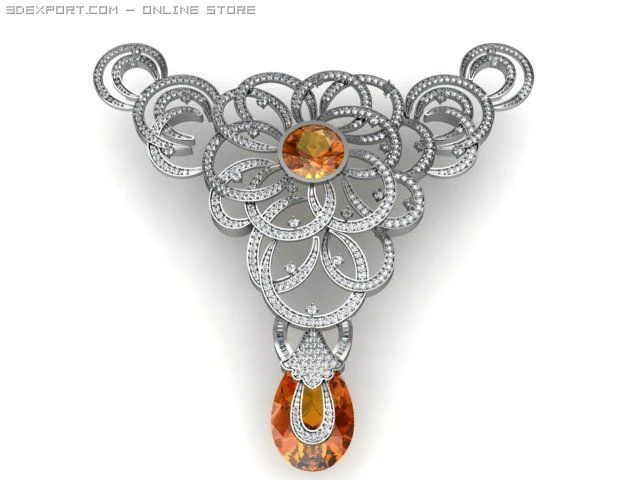 necklace 3D Model .c4d .max .obj .3ds .fbx .stl .blend 