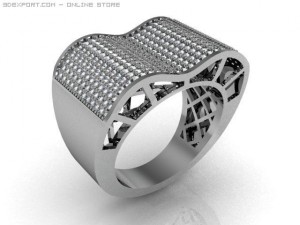 mens ring Modèle 3D