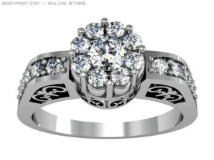 Verlobungsring 3D Modell