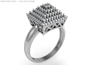 engagement ring Modelo 3D